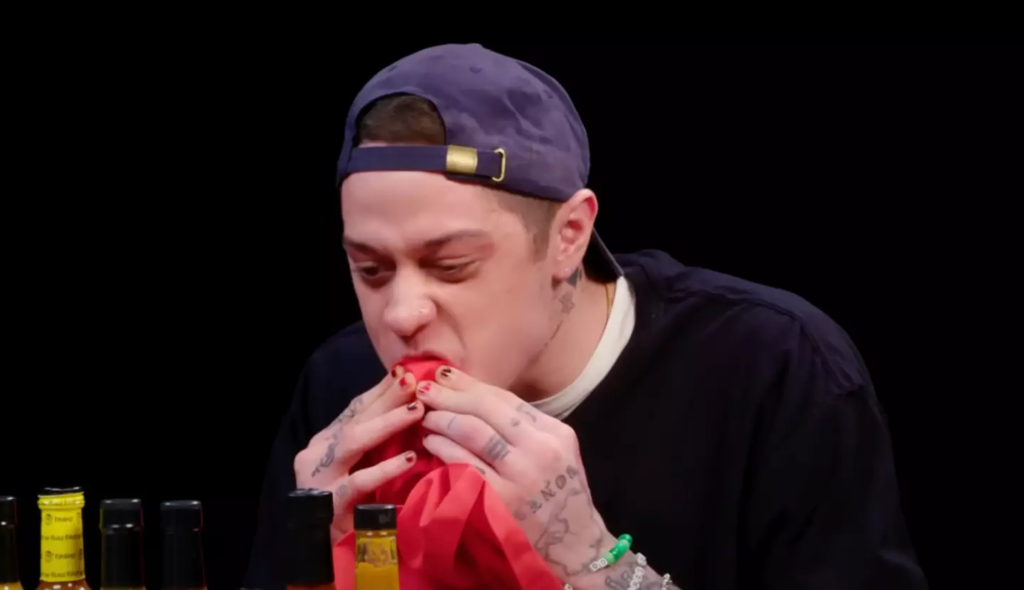Pete Davidson Exposed The Shocking Truth Behind Celebrities On Hot Ones! 2 Pete Davidson